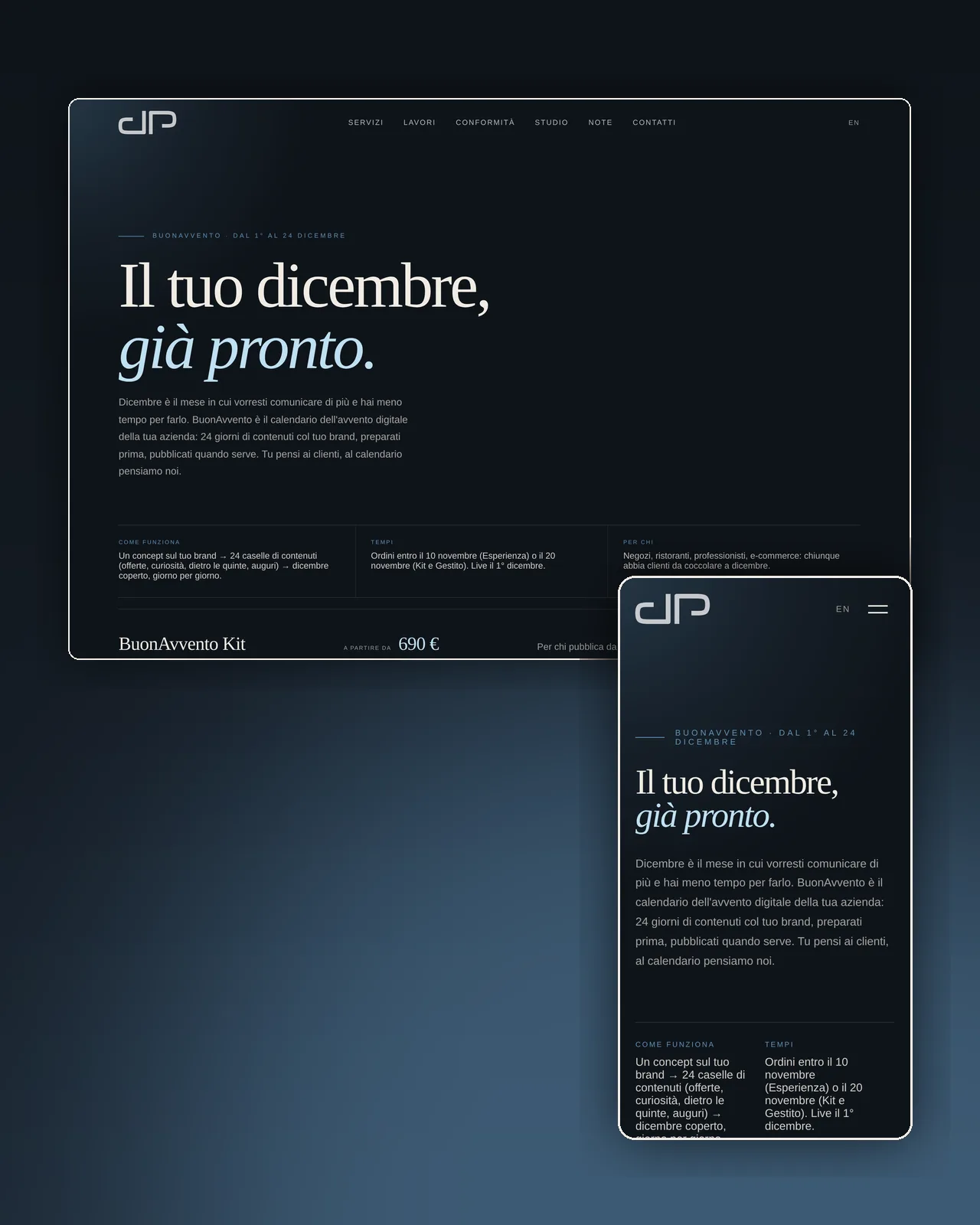 BuonAvvento — anteprima del progetto