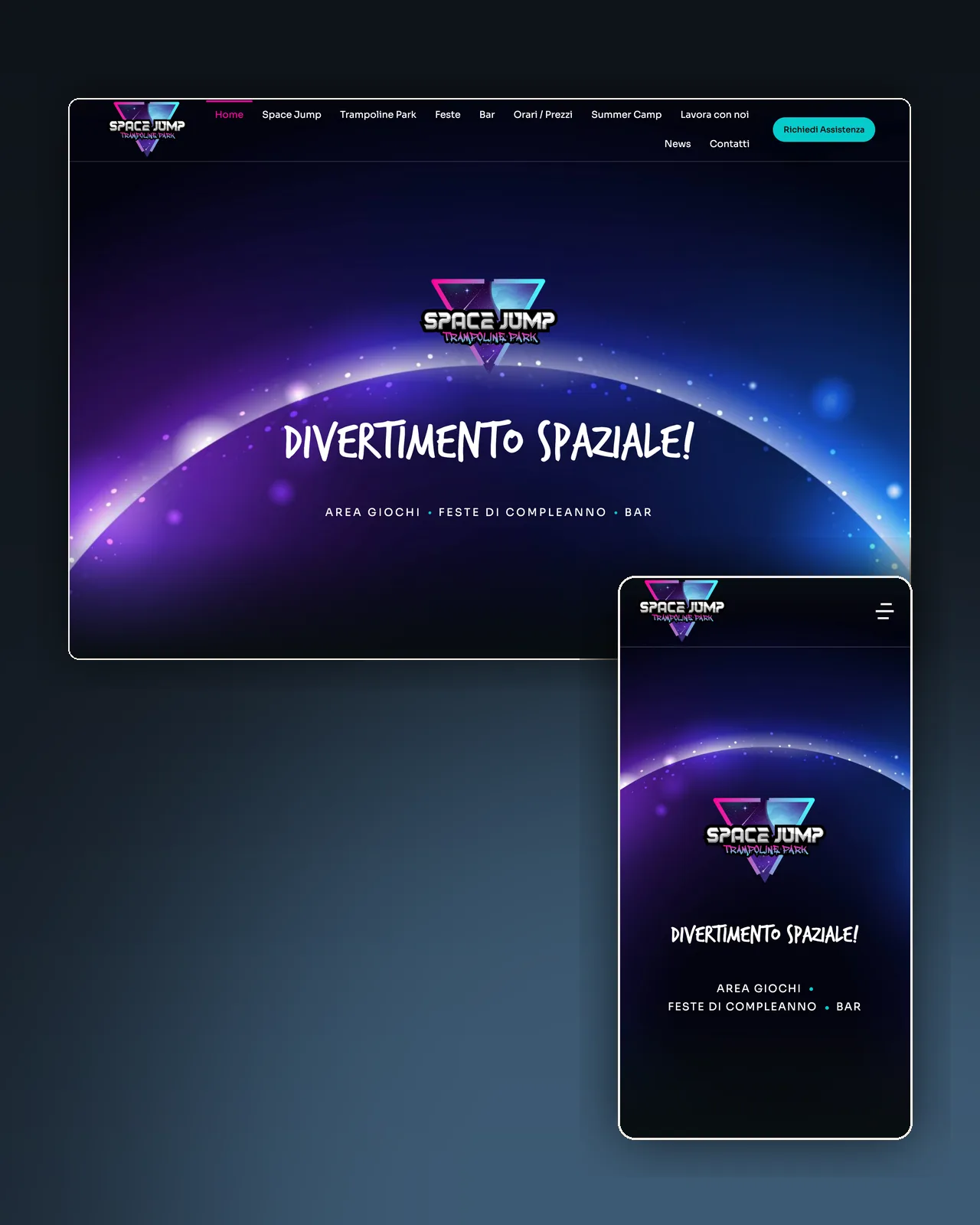 Space Jump — anteprima del progetto